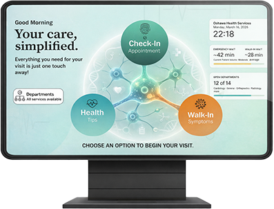MediCheck kiosk desktop viewport demonstration