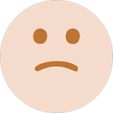Pain scale icon — moderate pain (neutral) expression for MediCheck kiosk